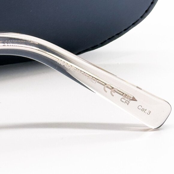 NEW SAINT LAURENT SUNGLASSES SL658 003 TRANSPARENT GRAY WOMEN EYEWEAR SL 658 003 main image 4